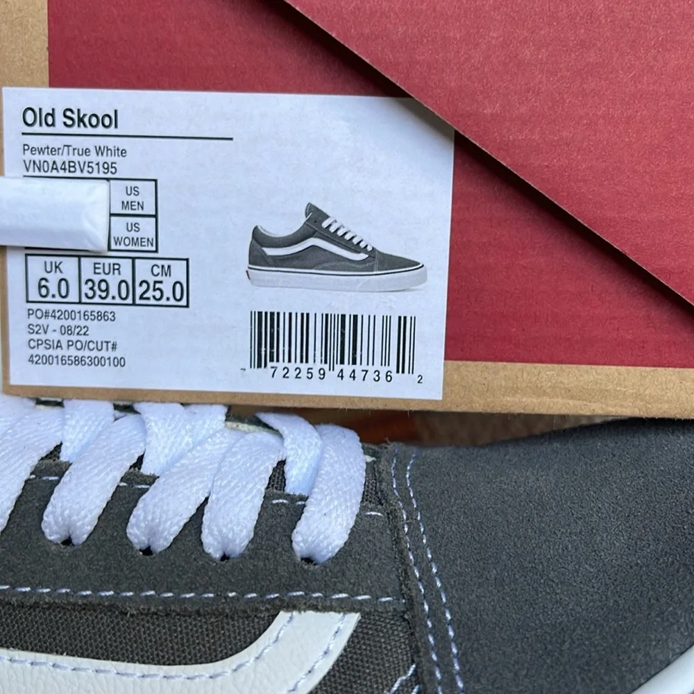 Vans WMNS Old Skool Pewter/True White VN0A4BV5195 Sneakers